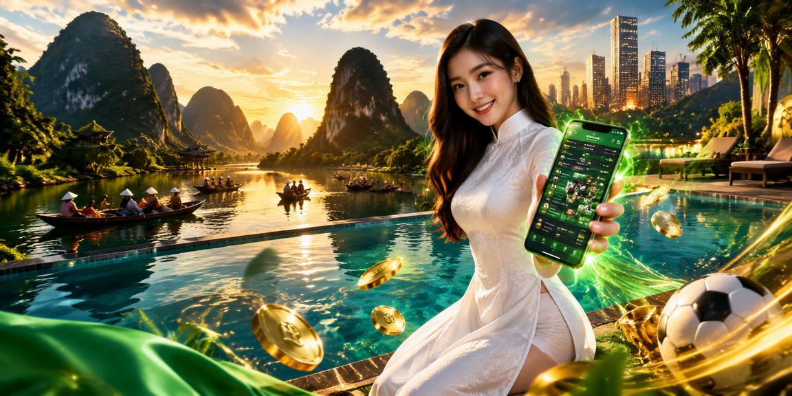 Trải nghiệm ứng dụng casino di động tại Ninh Bình với trang phục áo dài truyền thống Việt Nam